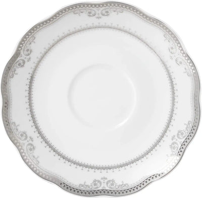 57-Piece Wavy Porcelain Dinnerware Set