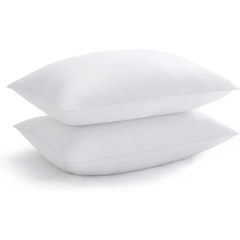 Bed Pillows for Sleeping, Cooling Hotel Quality with  Soft 3D Down Alternative Fill for Back, Stomach , White 2 Count