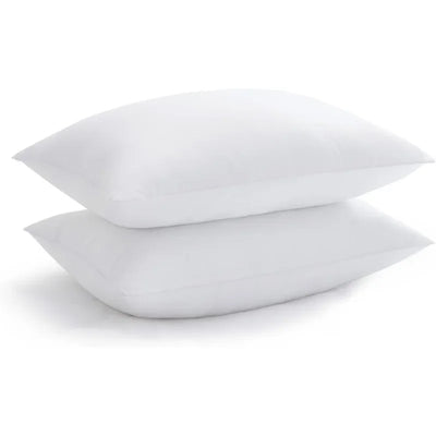 Bed Pillows for Sleeping, Cooling Hotel Quality with  Soft 3D Down Alternative Fill for Back, Stomach , White 2 Count