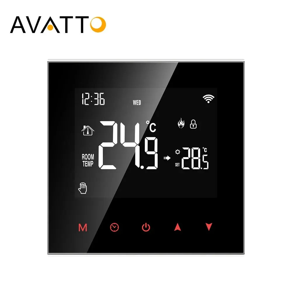 AVATTO Tuya WiFi Smart Thermostat,Electric Floor Heating Water/Gas Boiler Temperature Controller Support Google Home Alexa Alice