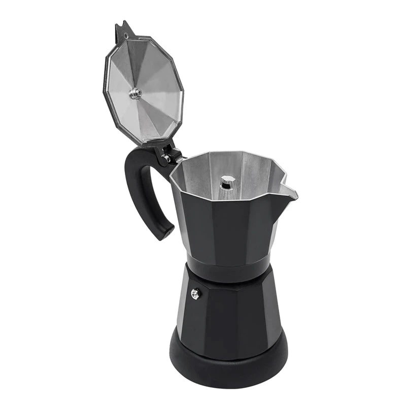 Electric Espresso Machine For 6 Cups-300 Ml Electric Coffee Machine ,Aluminium Espresso Maker Mocha Espresso Jug Eu Plug