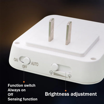 Motion Sensor LED Night Lights AC 110V/220V EU Plug Dimmable Cabinet Light For Baby Bedside Bedroom Corridor Night Lamp Lighting