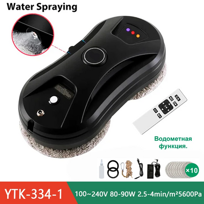 Window cleaning robot 5600PA large suction electric spray window cleaning robot fall prevention remote cleaner