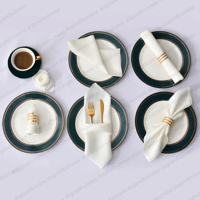 6pcs 30*30cm Satin Table Napkin Square Serving Table Napkins Wedding Party Soft Handkerchief Christmas Home Table Decoration