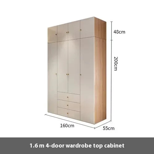 Bedroom European New Wardrobe Luxury Modern Luxury Large Clothes Storage Wardrobe Portable Nordic Guarda Roupa Unique Furniture