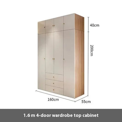 Bedroom European New Wardrobe Luxury Modern Luxury Large Clothes Storage Wardrobe Portable Nordic Guarda Roupa Unique Furniture