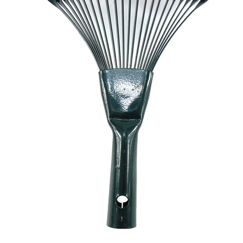 Upgraded 42cm 22 Teeth Steel Fan Rake for Head Replacement for Garden Lawns Patio & Yards Leaves Leaf Moss High Carbon S