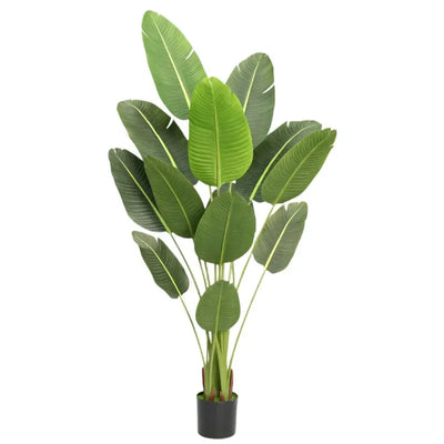 Large Artificial Palm Tree Tropical Fake Plants Green Plastic Palm Leafs Big Monstera Tree Branch For Home Garden Decor