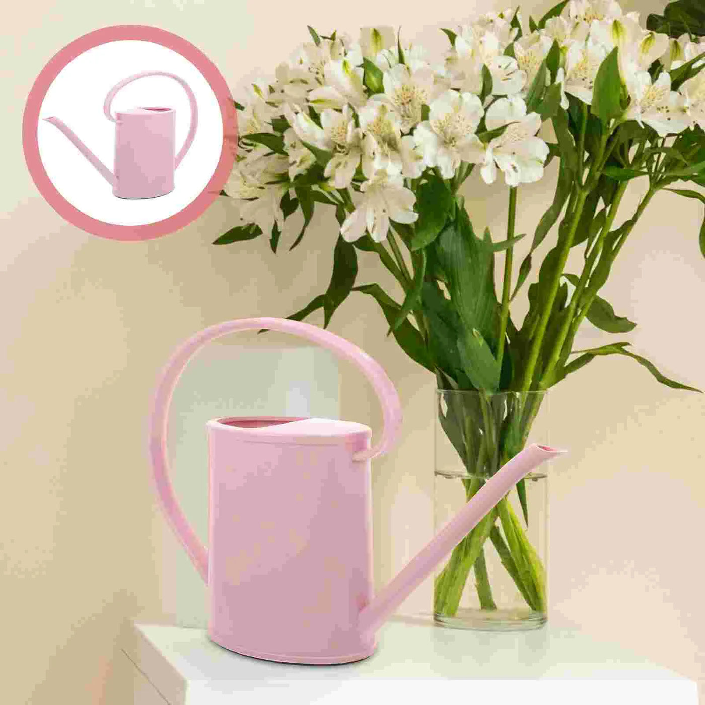 Water Watering Can Indoor Plant Tool Pink Plastic Kettle for Child Succulent Planters