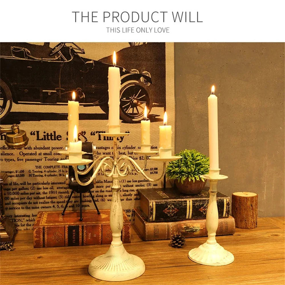 1PC，Candle Holder Table Decorations Modern Decorations Candles European Decoration Hotel Wedding Candlest Candlestick Decoration