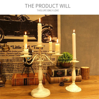 1PC，Candle Holder Table Decorations Modern Decorations Candles European Decoration Hotel Wedding Candlest Candlestick Decoration