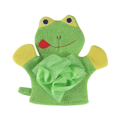 Cartoon Baby Bath Brushes Shower Wash Cloth Towels Soft Fabric Strong Water Absorption Cute Animals Style Kids Care Accessories