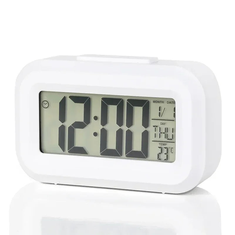 LED Digital Alarm Clock Children's Bedroom Clock for Room Bedside Table Suitable for Home Offices Kids Clocks Decor Garden