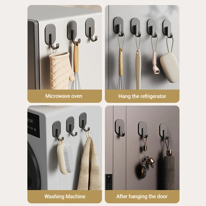 1/5/10PCS Strong Magnetic Hooks Kitchen Key Magnetic Hook Fridge Multi-Purpose Storage  Hooks Bathroom Hangers Home Supplies