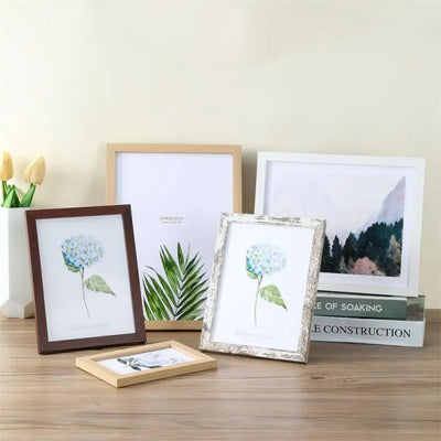 Wood Photo Frame For Wall Hanging 10X15cm 15X20cm 20X25cm A4 Wooden Picture Frame For Pictures Photo Decor Commemorative Gift