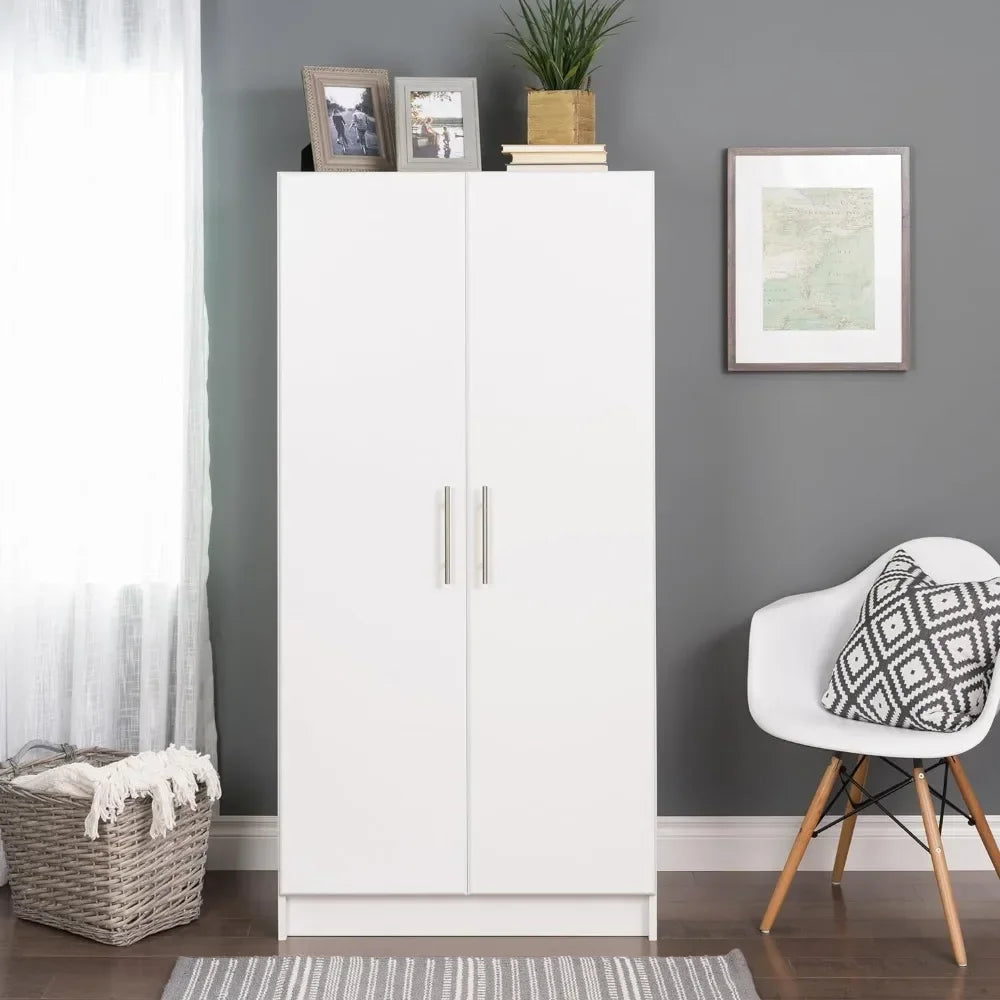 Dark White Wardrobes Wardrobe Bedroom Furniture and Cabinets - Functional Clothing Storage With Hanging Rails Furnitures Armoire