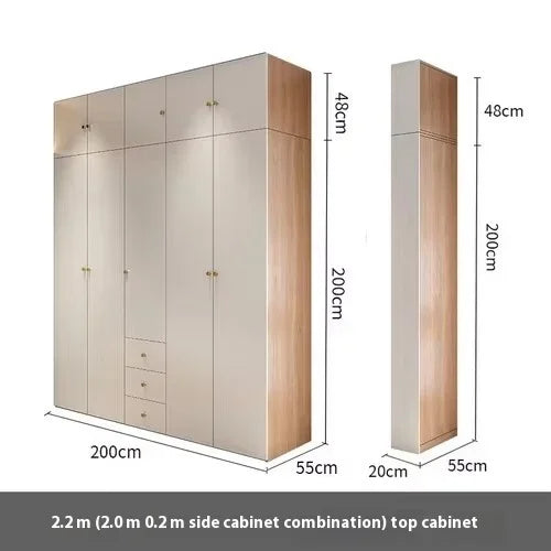 Bedroom European New Wardrobe Luxury Modern Luxury Large Clothes Storage Wardrobe Portable Nordic Guarda Roupa Unique Furniture