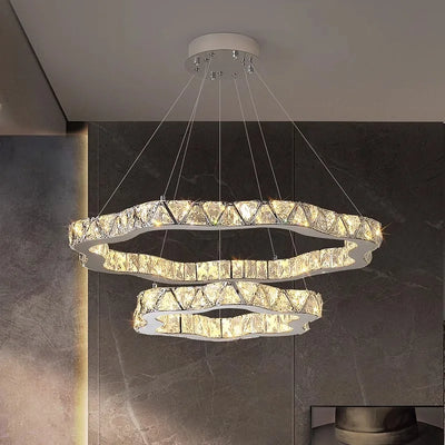 Modern home decoration crystal chandelier, stair Pendant lamp, living room Pendant lights, interior lighting