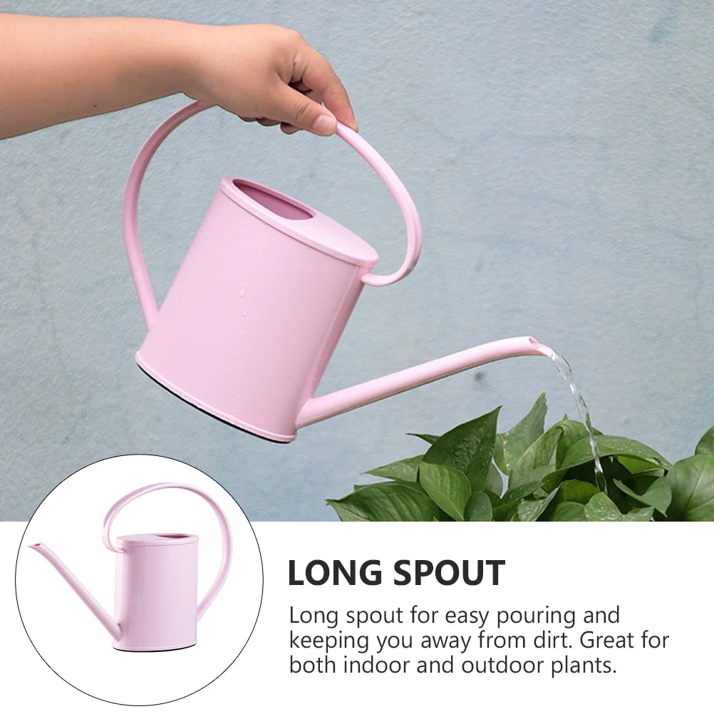 Water Watering Can Indoor Plant Tool Pink Plastic Kettle for Child Succulent Planters