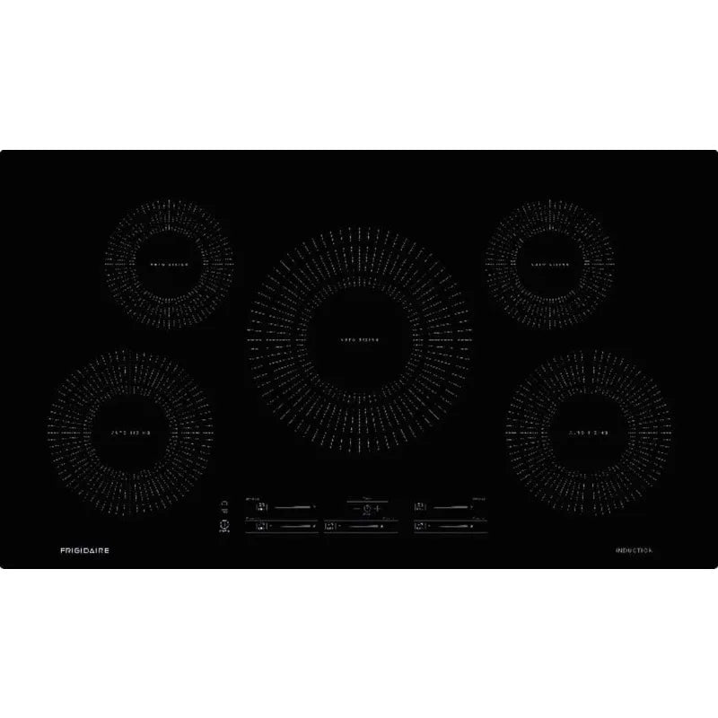 Frigidaire 36" Electric, Built-in 5-Burner Stove with Black Trim-Heats Fast and Even,FFIC3626TB 36'' Induction Cooktop,36 inches