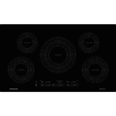 Frigidaire 36" Electric, Built-in 5-Burner Stove with Black Trim-Heats Fast and Even,FFIC3626TB 36'' Induction Cooktop,36 inches