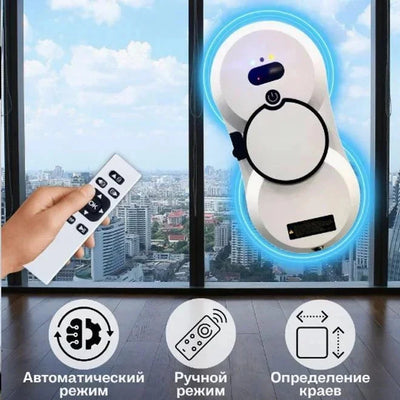 Double-sided Glass Cleaning Robot Vacuum Cleaner Water Spray Window Cleaning Robot High Suction Smart Electric Window Cleaner