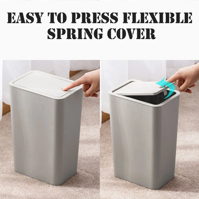 9.1L Kichen Waste Can Anti-odor Bathroom Trash Bin For Bathroom