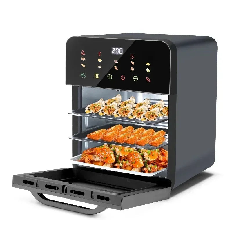 Smart 20L Air Fryer Oven Digital Support Customized Service Hot Deep Fryer Oven with Observation Window