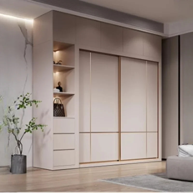 Nordic Drawer Wardrobes Multilayer Doors Modern Open Closets Room Wardrobes Drawers Shelf Armoire De Rangement Bedroom Furniture