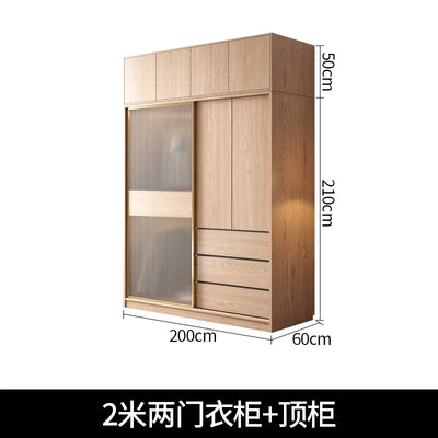 Wooden Luxury Wardrobes Modern Clothes Storage Organizer Wardrobes Apartment Display Mueble Para Colgar Ropa Furniture Bedroom