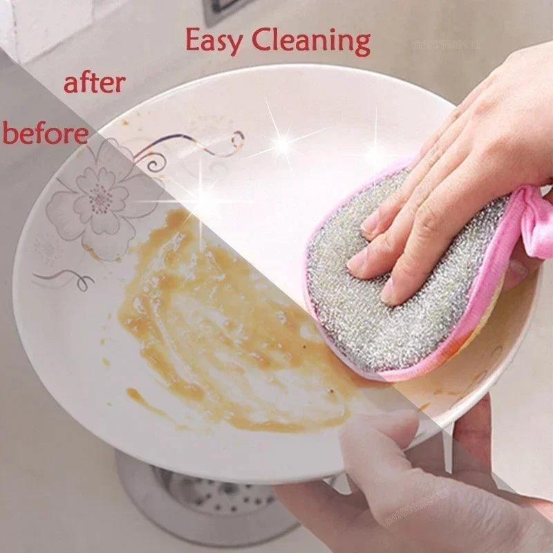 20/1Pcs Kitchen Dishwashing Sponge Dish Washing Brush Pan Pot Dish Wash Sponges Household Cleaning Kitchen Tools