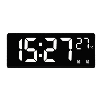 Durable Multi-functional Electronic Clock Temperature Date Home Digital LED Clocks Backlight Voice Control Display Table Clock