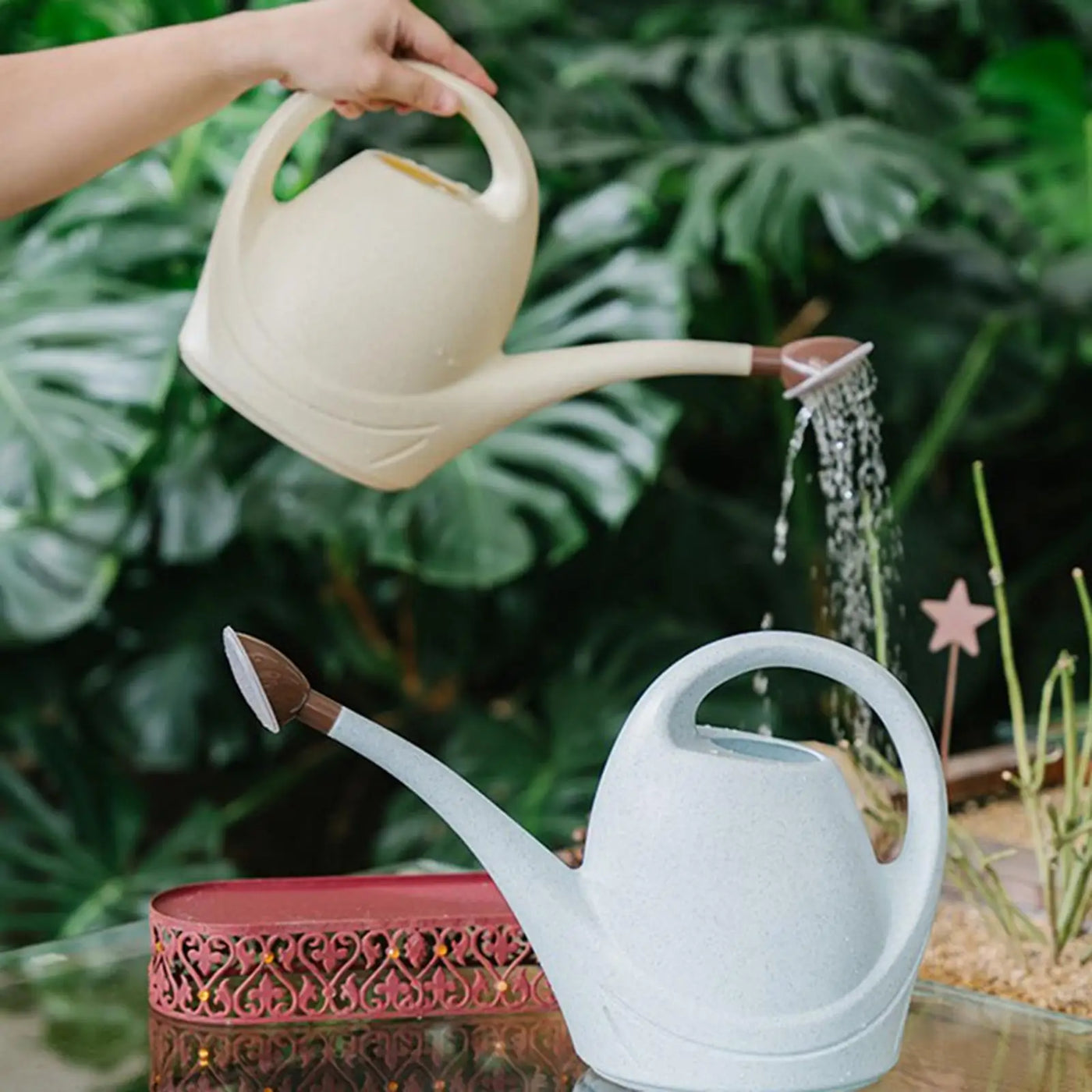 Watering Can 3.5L Watering Pot Flower Plant Succulents Planter Sprinkler for Kettle Jar