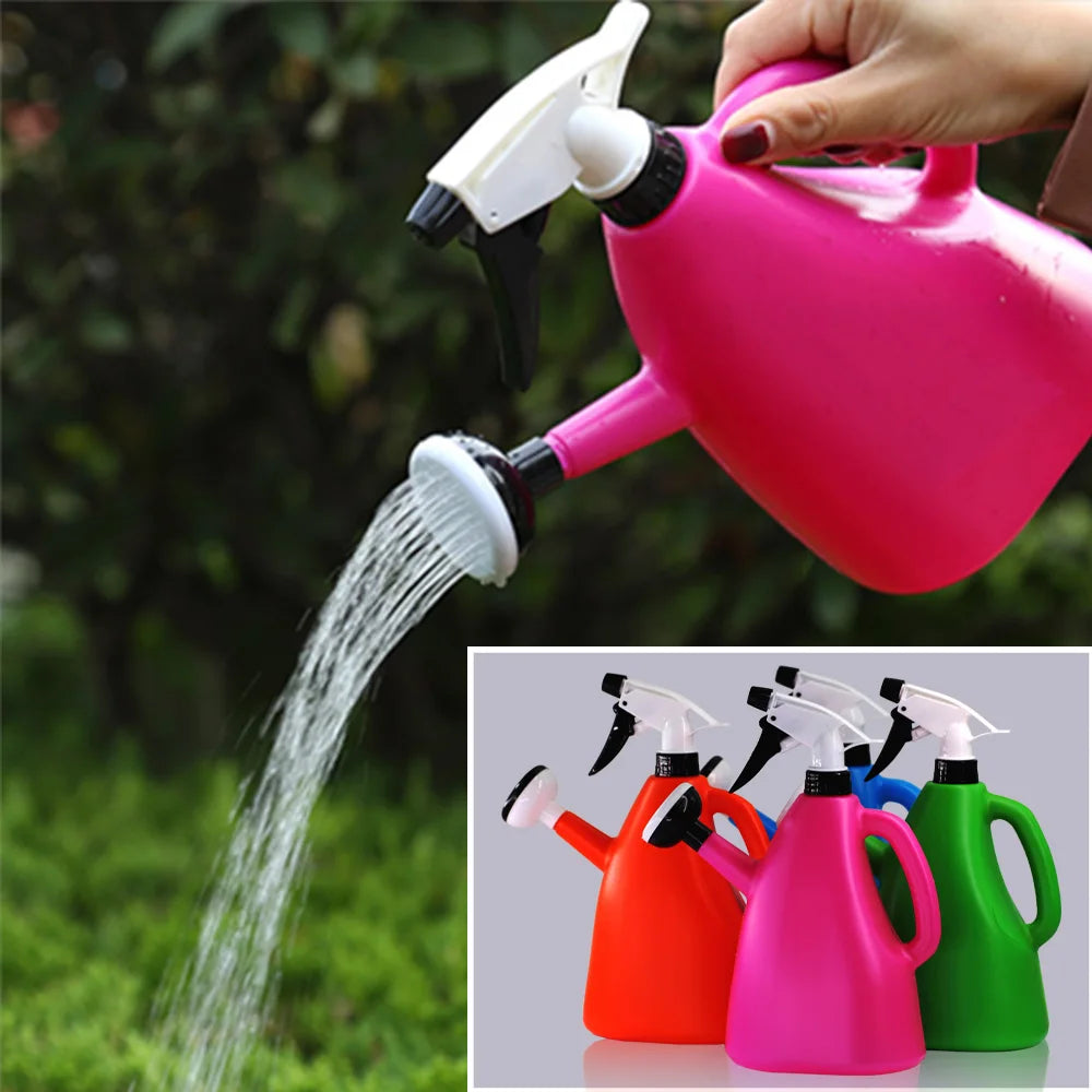 Dual-Purpose Watering Can 4 Colors Multi-Purpose Watering Can for Home Gardening Spray Watering Can Balcony Pot Sprinkler Tool