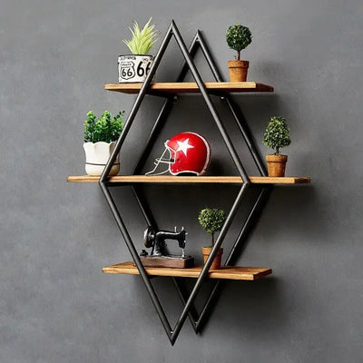 3-story wall floating shelf wall decoration storage shelf book display shelf