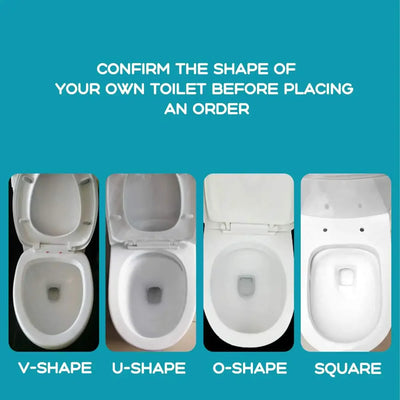 4 Types Square O V U Universal WC Toilet Seats Cover Toilet Lid Thicken Replacement Shape PP Board Soft Foam Gasket Toilette Use