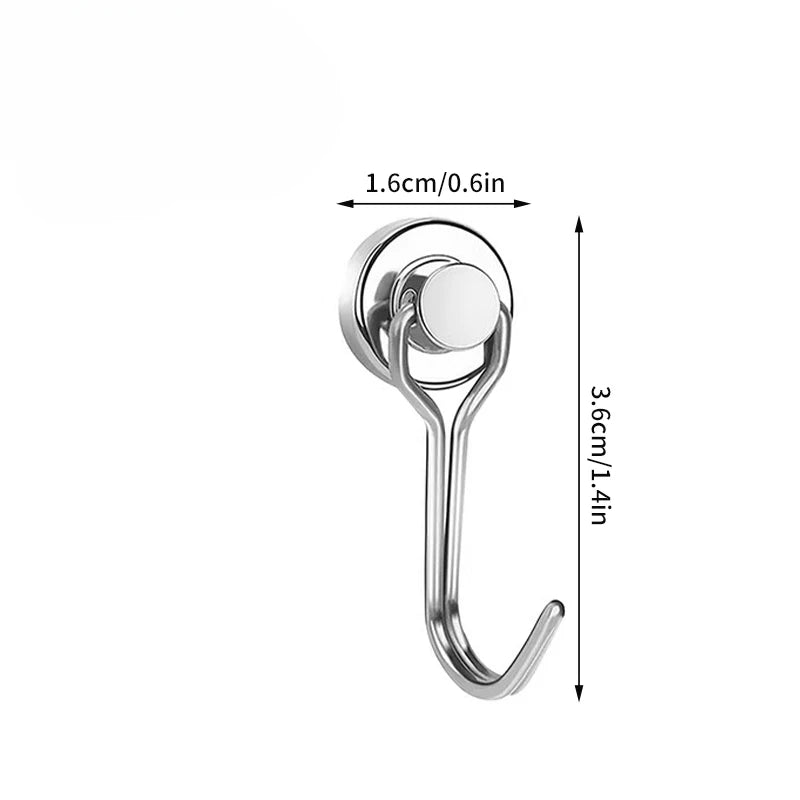 1/5/10 قطع خطافات مغناطيسية قوية لمفتاح المطبخ وخطاف مغناطيسي للثلاجة وخطافات تخزين متعددة الأغراض وشماعات الحمام ولوازم المنزل
