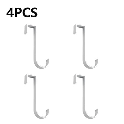 Towel Clothes Coat Hanger Corrosion Resistant Cabinet Cupboard Hook Z Shape Back Cabinet Door Hook for Towel Cloth Bags Sundries