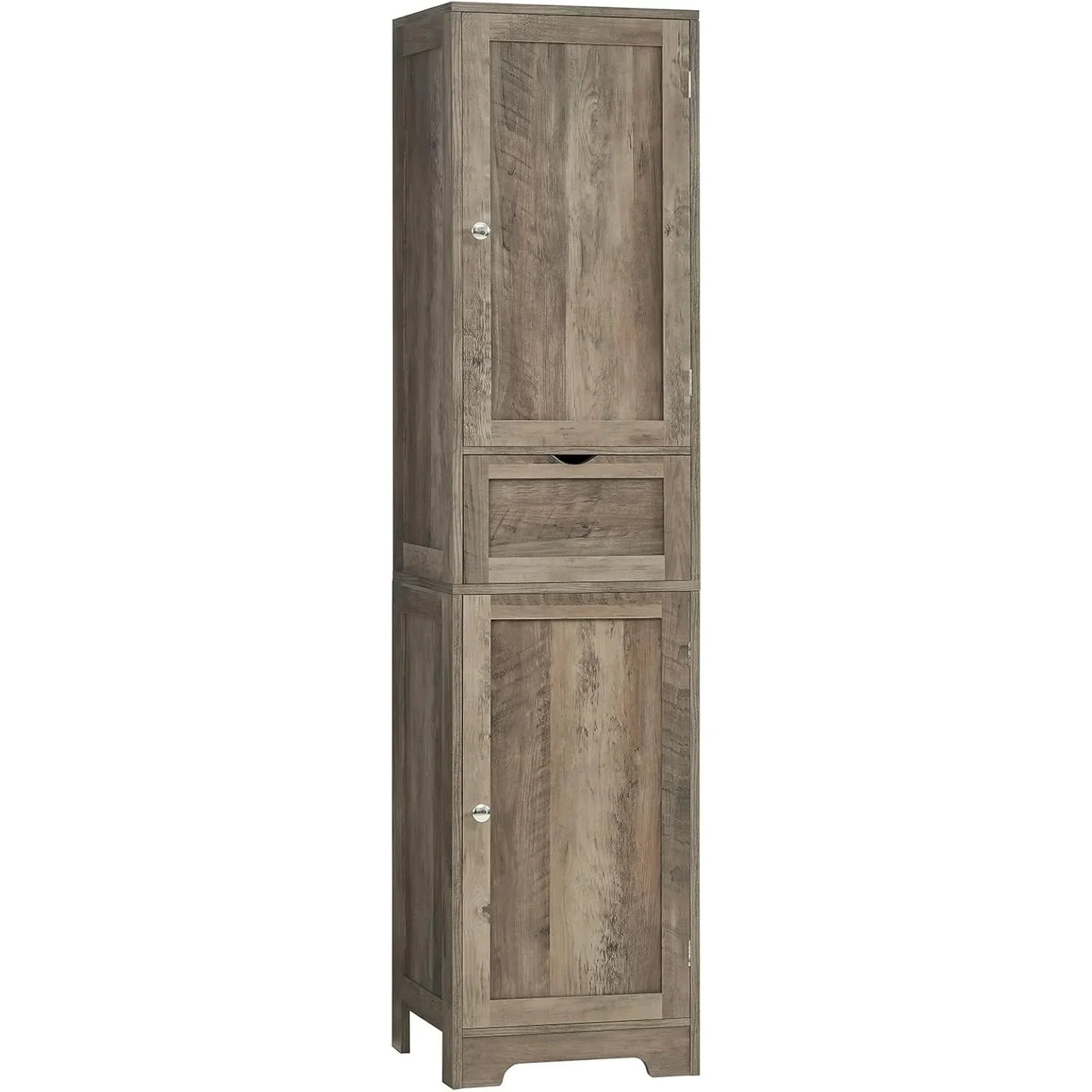 Iwell 67" Tall Storage Cabinet, Narrow Storage Cabinet with Drawer & Adjustable Shelves, Bathroom Cabinet, Floor Cabinet