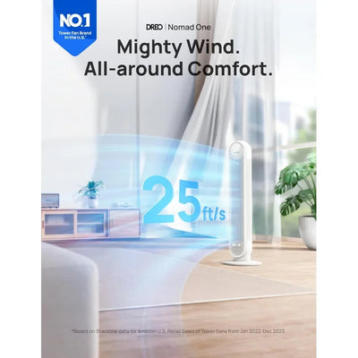 QWTower Bedroom,25Ft/S Velocity Quiet Floor Fan,90° Oscillating Fans For Indoors With 4 Speeds,4 Modes,8H Timer,