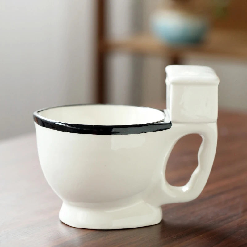 Toilet Ceramic Mug 300ml Coffee Tea Milk Ice Cream Cup Water Cup Christmas gifts