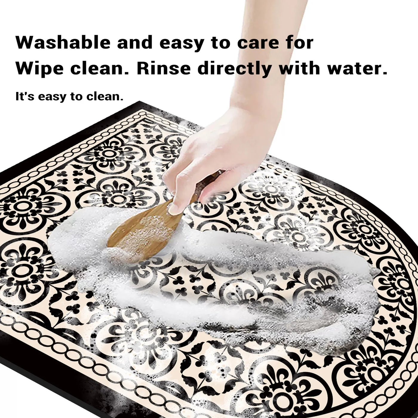 Coffee Machine Mat Waterproof Kitchen Dish Drying Mats Absorbent Drain Pad Non-slip Quick Dry Tableware Faucet Rug Dinnerware