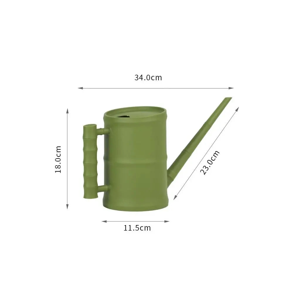 Chinese Style Large Capacity Watering Can Bamboo Tube Long Spout Water Spray Can Watering Can Bottle