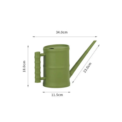 Chinese Style Large Capacity Watering Can Bamboo Tube Long Spout Water Spray Can Watering Can Bottle