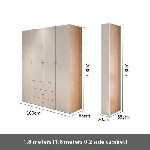 Bedroom European New Wardrobe Luxury Modern Luxury Large Clothes Storage Wardrobe Portable Nordic Guarda Roupa Unique Furniture