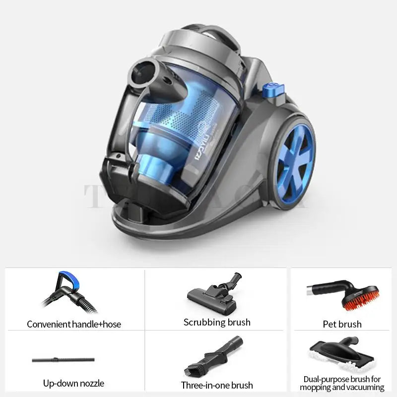 23KPa 2000W Suction Power Vacuum Cleaner Strong Large Power Vacuum Cleaner Household Carpet Mite Removal 2.5L Home Appliance