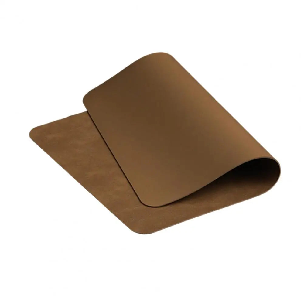 Kitchen Waterproof Placemats Faux Leather Heat-Resistant Table Mat Non-slip  Dining Table Mats Bowl Pads Drink Cup Coasters