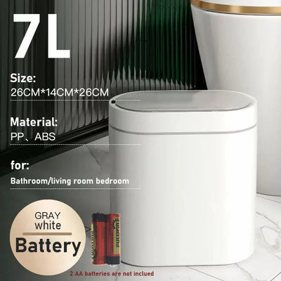 Smart Sensor Trash Can Living Room Kitchen Automatic garbage cube Bathroom Toilet Intelligent Garbage Bin Wastebasket smart dump