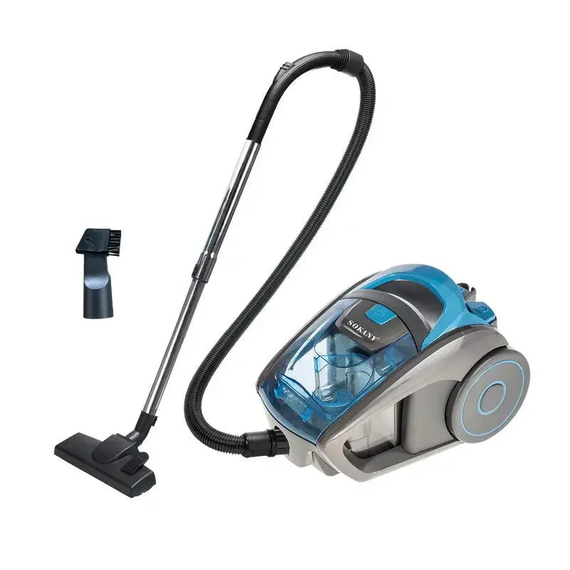 Houselin 2500W Bagless Canister Vacuum Cleaner, Lightweight Vac for Carpets and Hard Floors