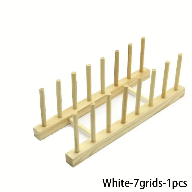حامل خشبي متعدد الوظائف لأطباق المطبخ وحوض الصرف ومنظم أدوات المطبخ المتنوعة ورف الأكواب وطاولة عرض الكتب